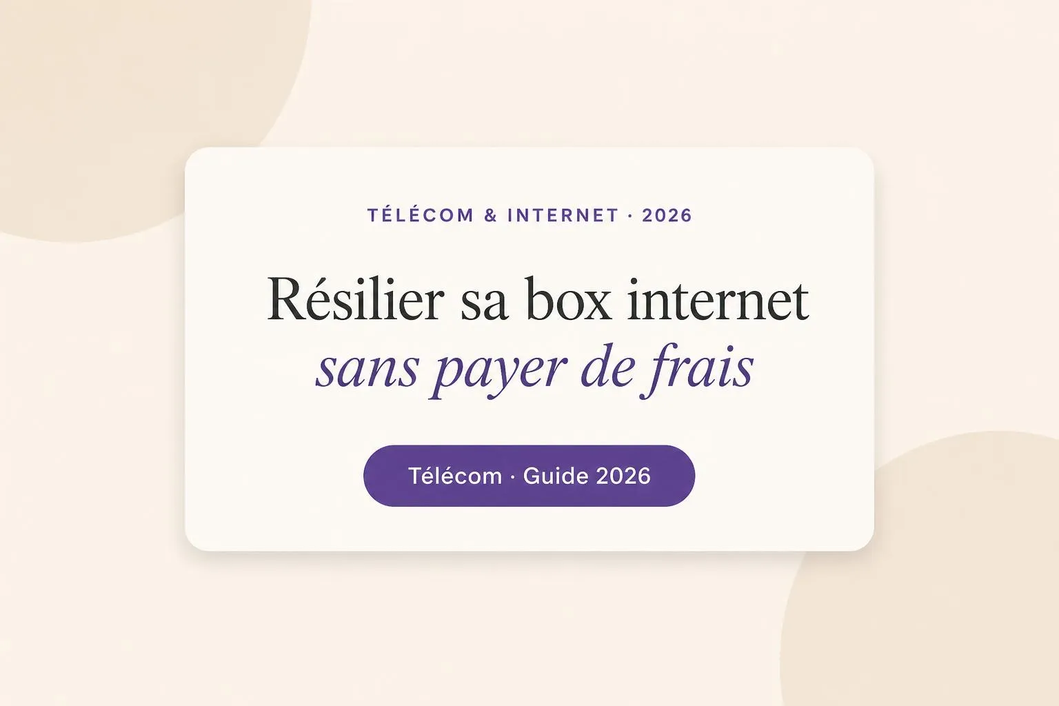 Illustration Monsieurgoodplan : Résilier sa box internet sans payer de frais