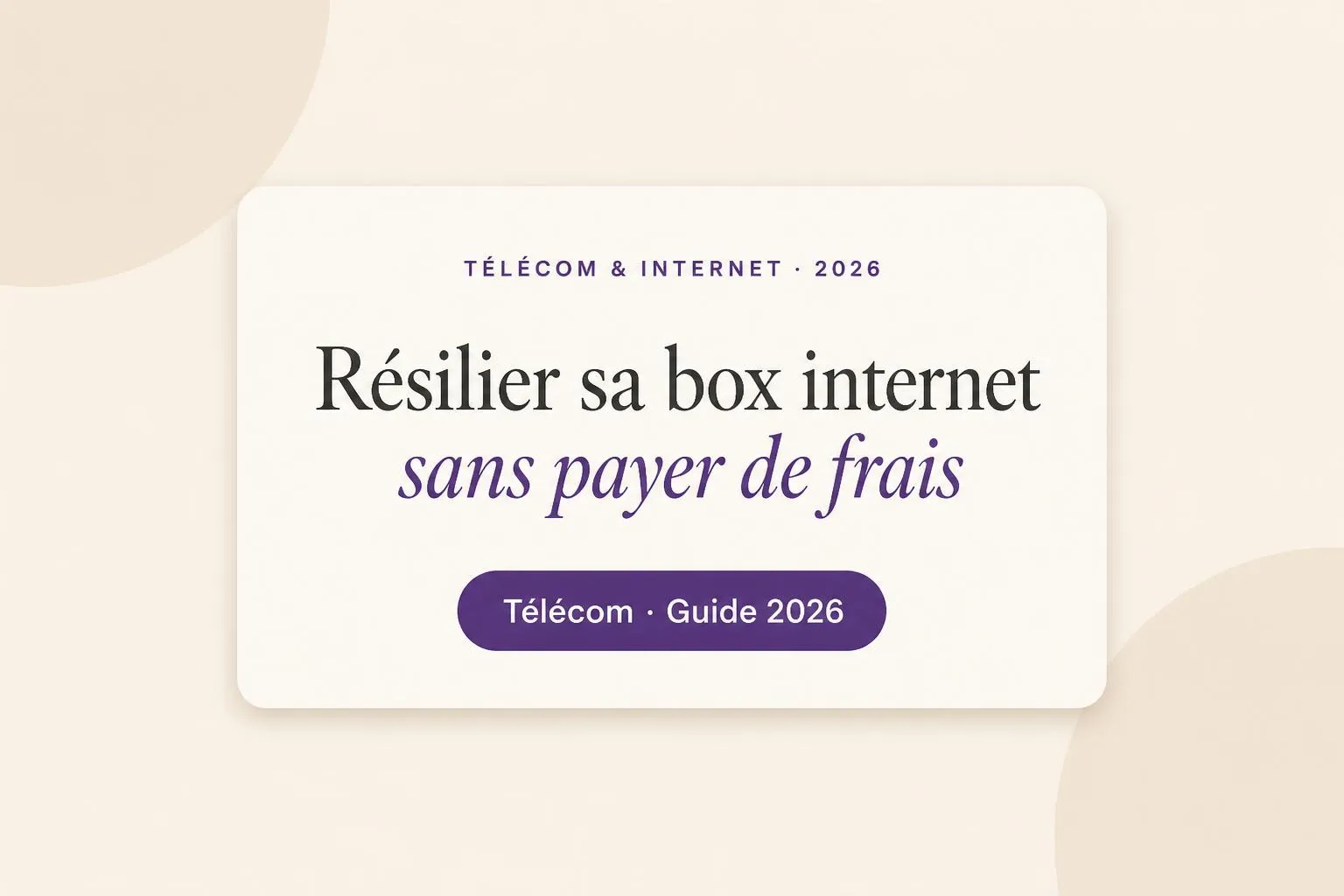Illustration Monsieurgoodplan : Résilier sa box internet sans payer de frais